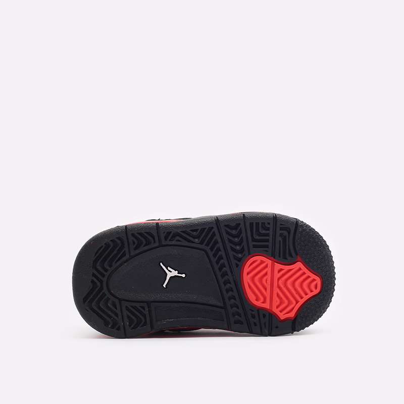 детские черные кроссовки Jordan 4 Retro (TD) BQ7670-016 - цена, описание, фото 5