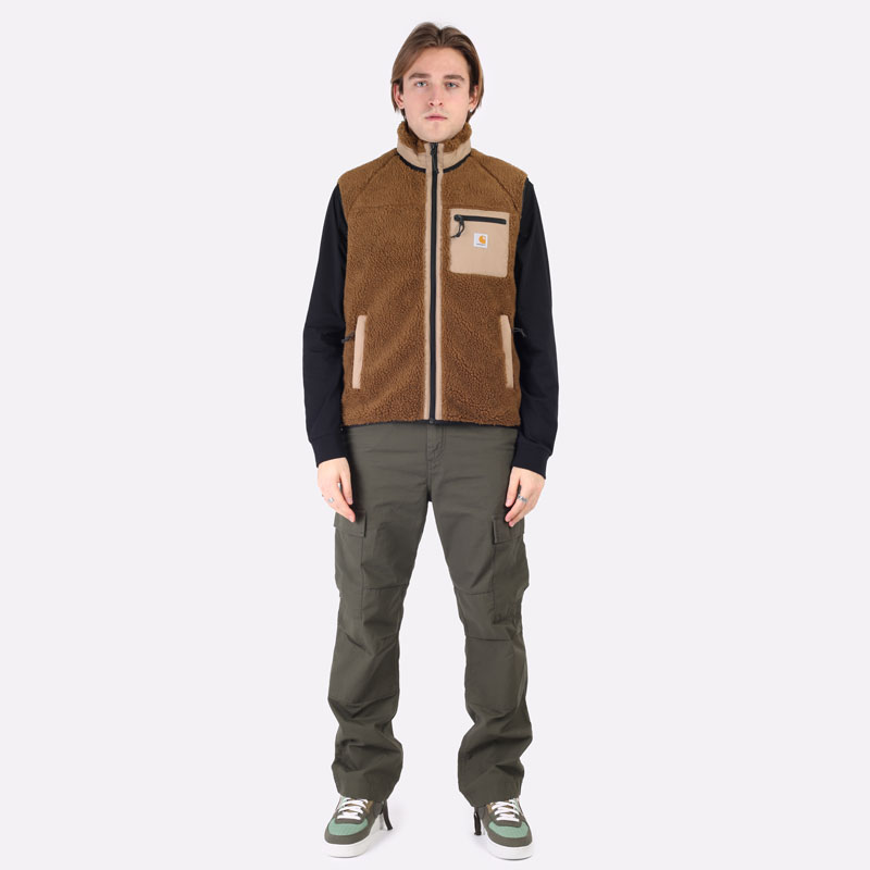 Мужской жилет Carhartt WIP Prentis Vest Liner (I026719-tawny/leather)  - цена, описание, фото 8