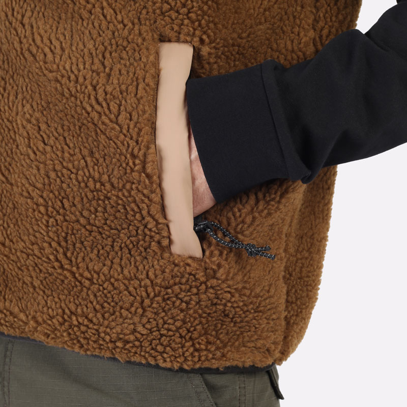 Мужской жилет Carhartt WIP Prentis Vest Liner (I026719-tawny/leather)  - цена, описание, фото 5