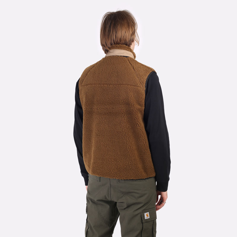 Мужской жилет Carhartt WIP Prentis Vest Liner (I026719-tawny/leather)  - цена, описание, фото 4