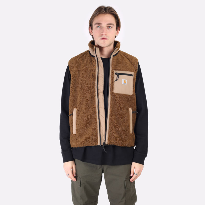 Мужской жилет Carhartt WIP Prentis Vest Liner (I026719-tawny/leather)  - цена, описание, фото 6