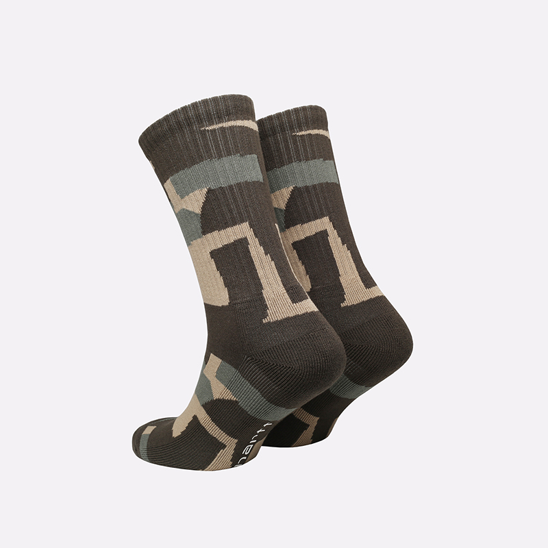 мужские  носки Carhartt WIP Mend Camo Socks I029947-camo mend - цена, описание, фото 2