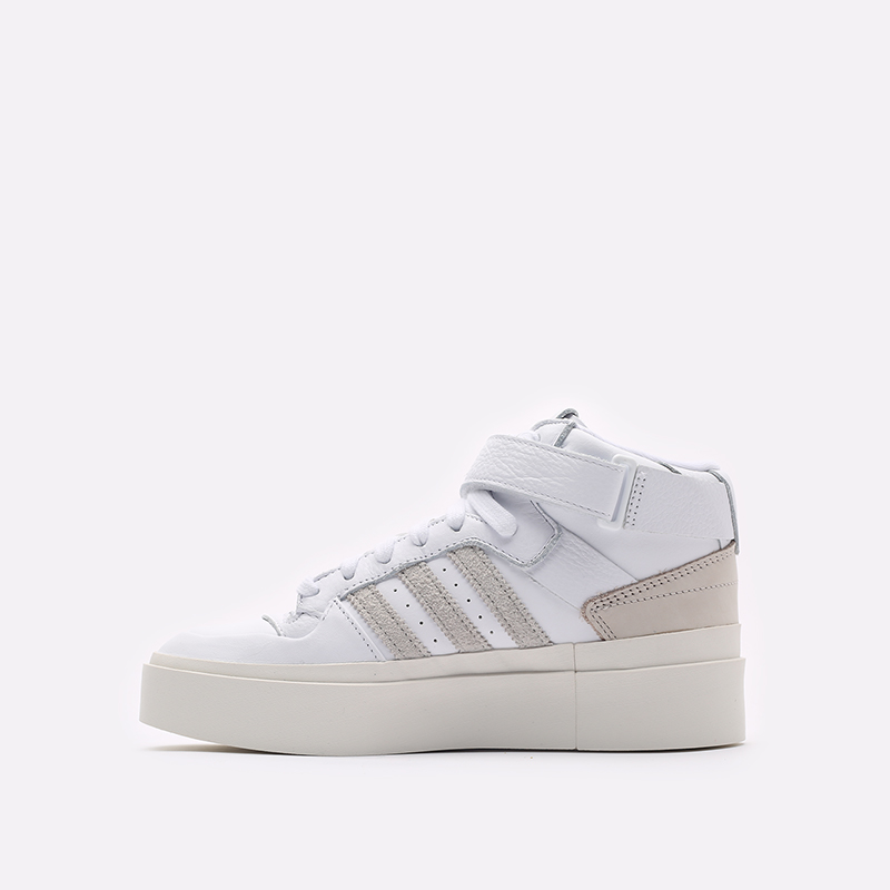 женские белые кроссовки adidas Forum Bonega Mid W GZ4293 - цена, описание, фото 2