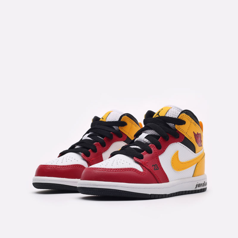 Детские кроссовки Jordan 1 Mid SE (PS) (DJ0337-067)  - цена, описание, фото 4