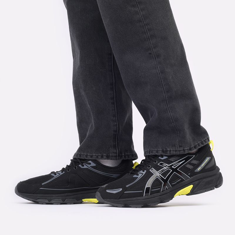 мужские черные кроссовки ASICS Gel-Venture 6 1201A553-001 - цена, описание, фото 7
