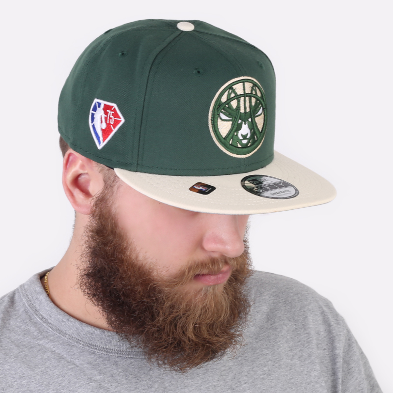  зеленая кепка Newera Milwaukee Bucks 60143961-OTC - цена, описание, фото 1
