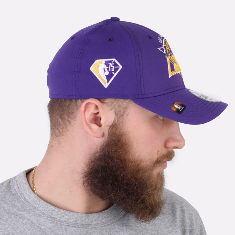  фиолетовая кепка Newera Los Angeles Lakers 60183010-OTC - цена, описание, фото 3