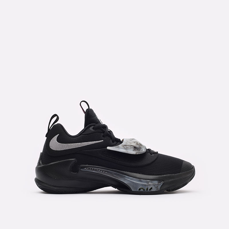 мужские черные баскетбольные кроссовки Nike Zoom Freak 3 DA0694-002 - цена, описание, фото 1
