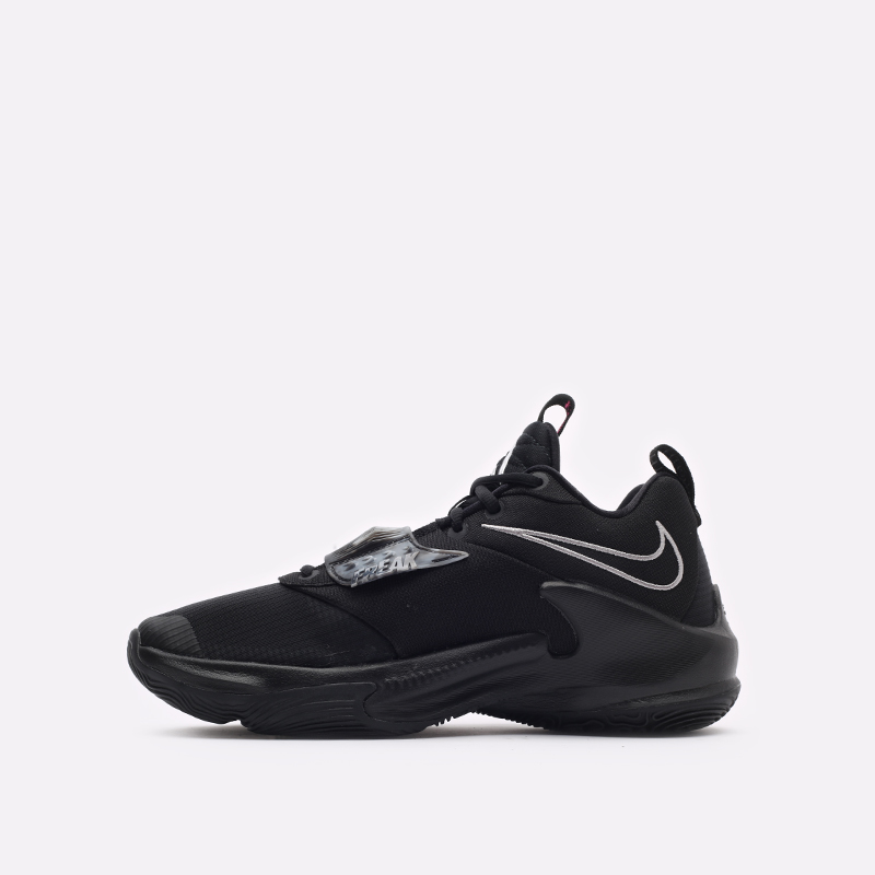 мужские черные баскетбольные кроссовки Nike Zoom Freak 3 DA0694-002 - цена, описание, фото 2