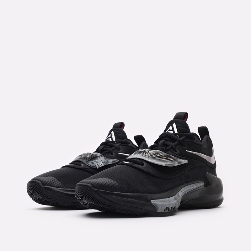 мужские черные баскетбольные кроссовки Nike Zoom Freak 3 DA0694-002 - цена, описание, фото 4