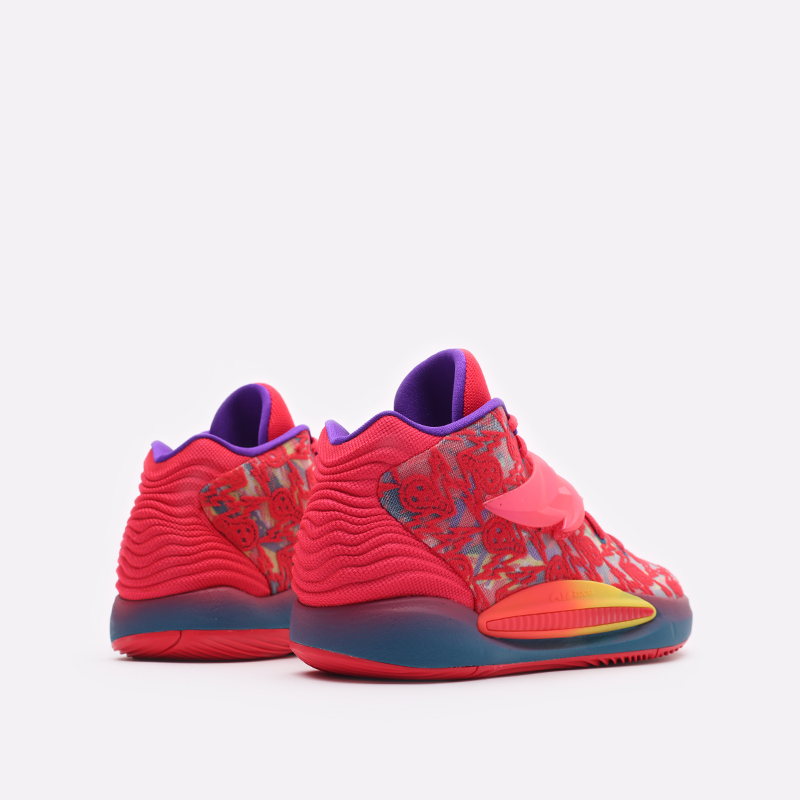 мужские красные баскетбольные кроссовки Nike KD14 DO6903-600 - цена, описание, фото 3