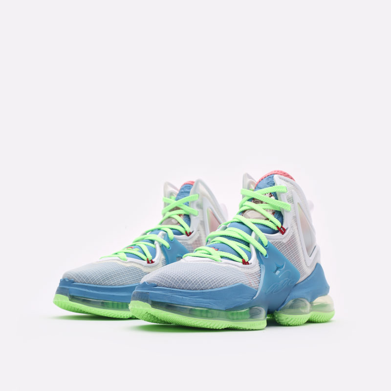 мужские белые баскетбольные кроссовки Nike Lebron XIX DC9339-400 - цена, описание, фото 4