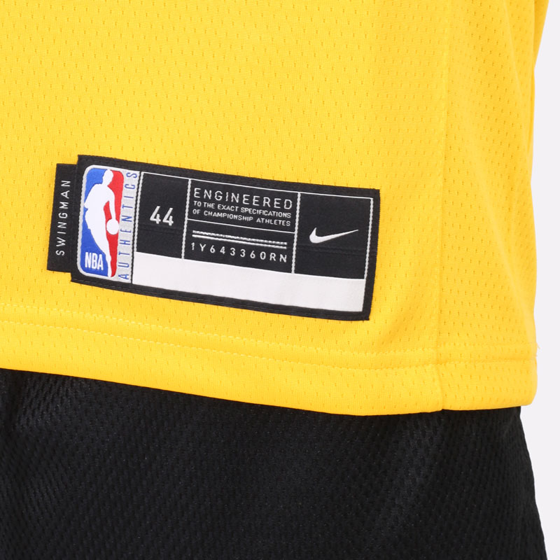 мужская желтая майка Nike Anthony Davis  NBA Lakers Icon Edition 2020 CW3669-728 - цена, описание, фото 4
