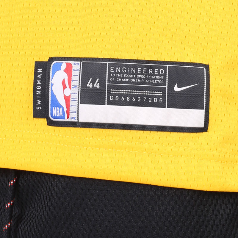мужская желтая майка Nike LeBron James NBA Lakers Icon Edition 2020 CW3669-738 - цена, описание, фото 4