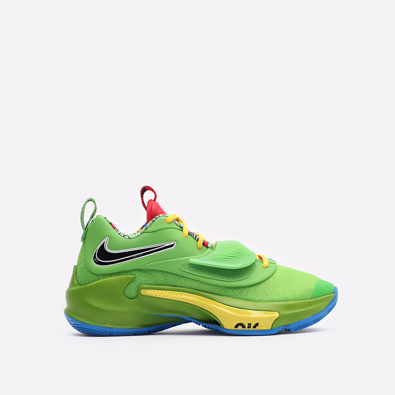 мужские зеленые баскетбольные кроссовки Nike Zoom Freak 3 NRG DC9364-300 - цена, описание, фото 1