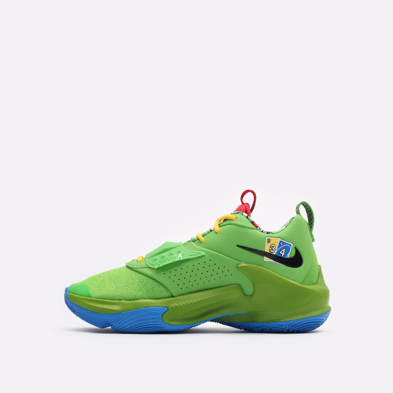 мужские зеленые баскетбольные кроссовки Nike Zoom Freak 3 NRG DC9364-300 - цена, описание, фото 2