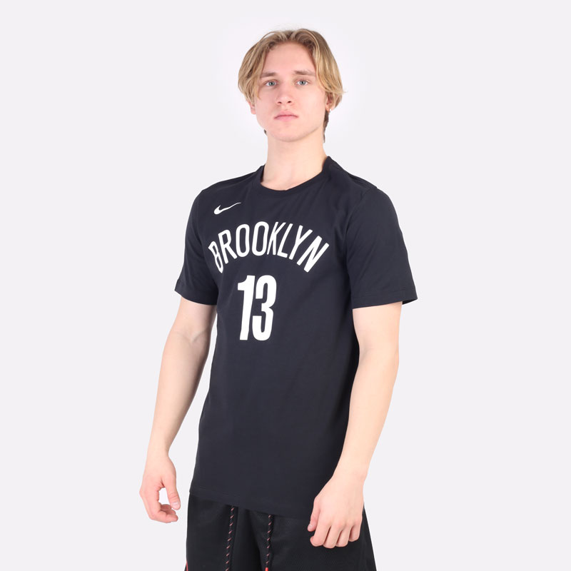 мужская черная футболка Nike NBA Brooklyn Nets James Harden T-Shirt CV8504-011 - цена, описание, фото 4