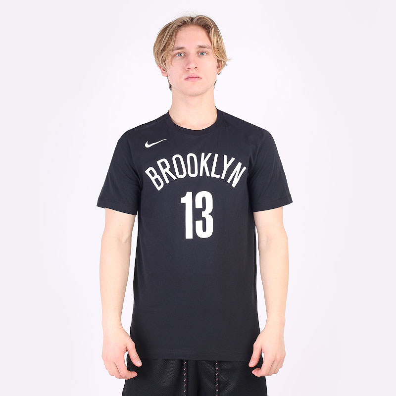 мужская черная футболка Nike NBA Brooklyn Nets James Harden T-Shirt CV8504-011 - цена, описание, фото 1