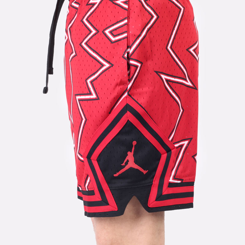 мужские красные шорты  Jordan Dri-FIT Air Printed Diamond Shorts DH9079-687 - цена, описание, фото 2