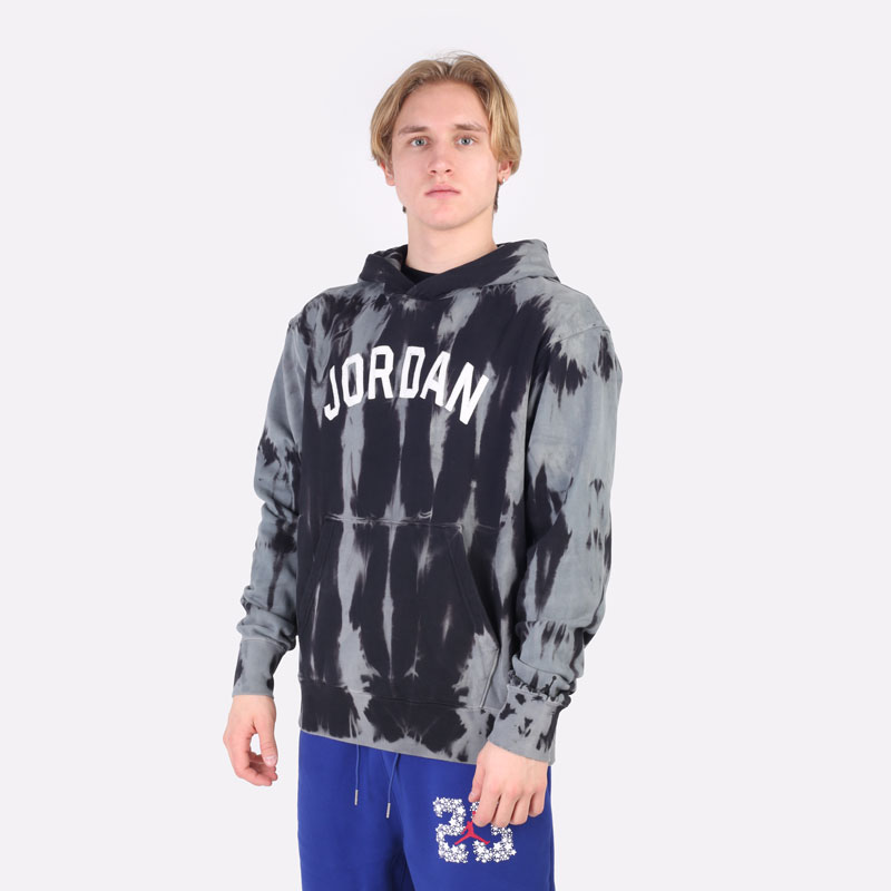 мужская серая толстовка Jordan Sport DNA Statement Fleece Hoodie DJ0225-100 - цена, описание, фото 5