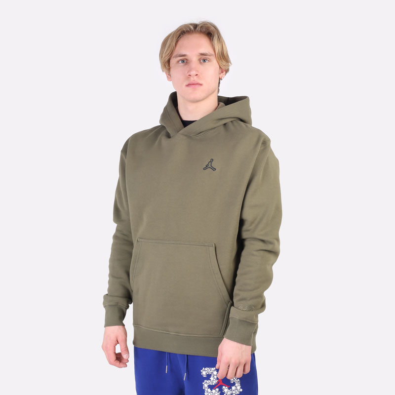 мужская зеленая толстовка Jordan Essentials Fleece Hoodie DA9818-222 - цена, описание, фото 5