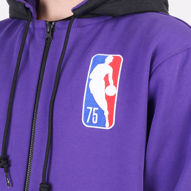 мужская фиолетовая толстовка Nike Los Angeles Lakers Courtside NBA Full-Zip Hoodie DB2189-504 - цена, описание, фото 2