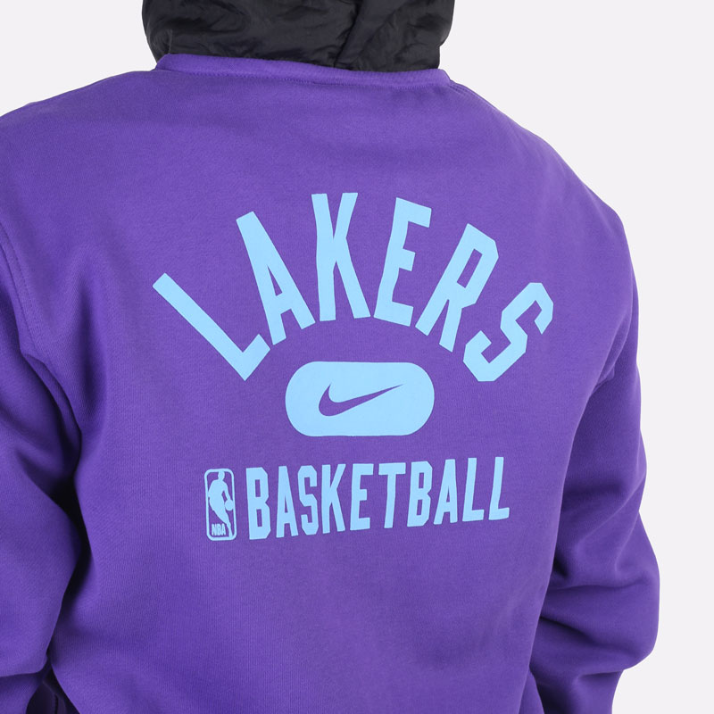 мужская фиолетовая толстовка Nike Los Angeles Lakers Courtside NBA Full-Zip Hoodie DB2189-504 - цена, описание, фото 5