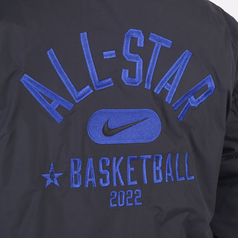 мужская черная куртка Nike  All-star Courtside Nba Jacket DH9533-010 - цена, описание, фото 7