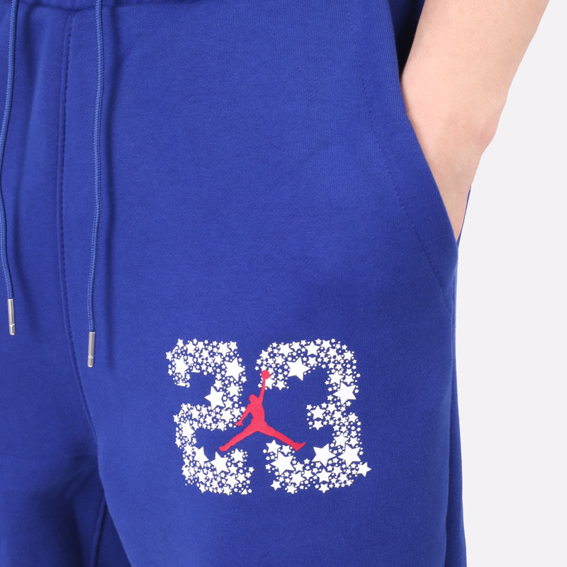 мужские синие брюки Jordan  Sport DNA Fleece Trousers DJ0190-455 - цена, описание, фото 3