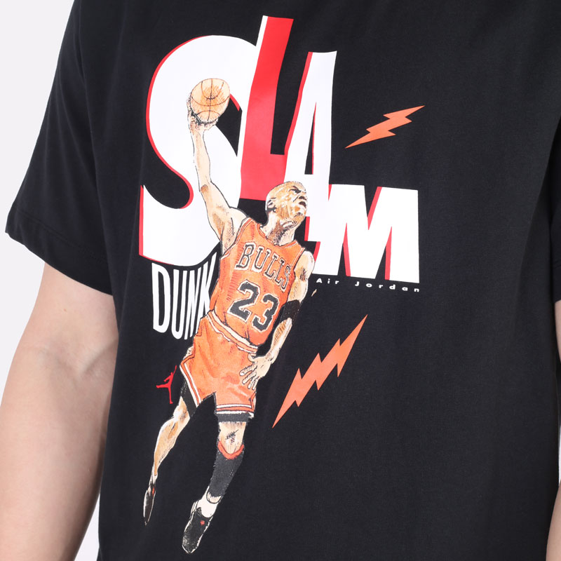 мужская черная футболка Jordan Game 5 T-Shirt DH8948-010 - цена, описание, фото 2