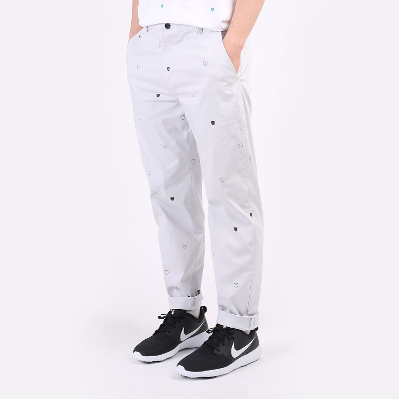 мужские серые брюки Nike Dri-Fit UV Chino Print Pant DH1288-025 - цена, описание, фото 1