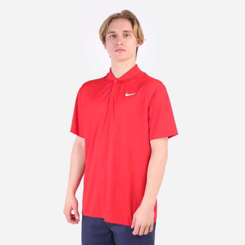   поло Nike Golf Dri-Fit Victory Solid Shirt DH0822-657 - цена, описание, фото 4