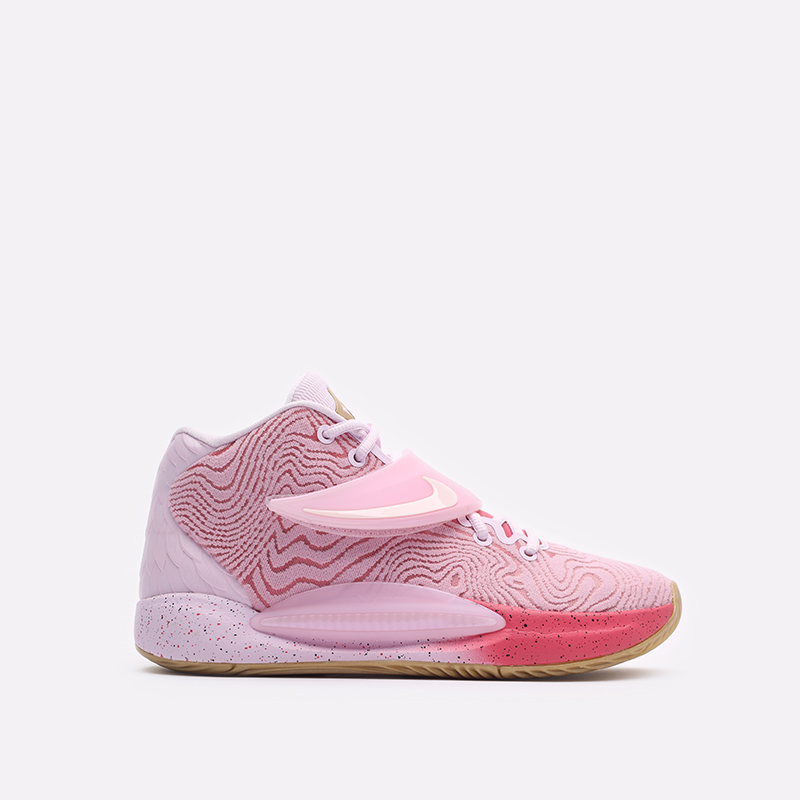 мужские розовые баскетбольные кроссовки Nike KD14 Seasonal DC9379-600 - цена, описание, фото 1