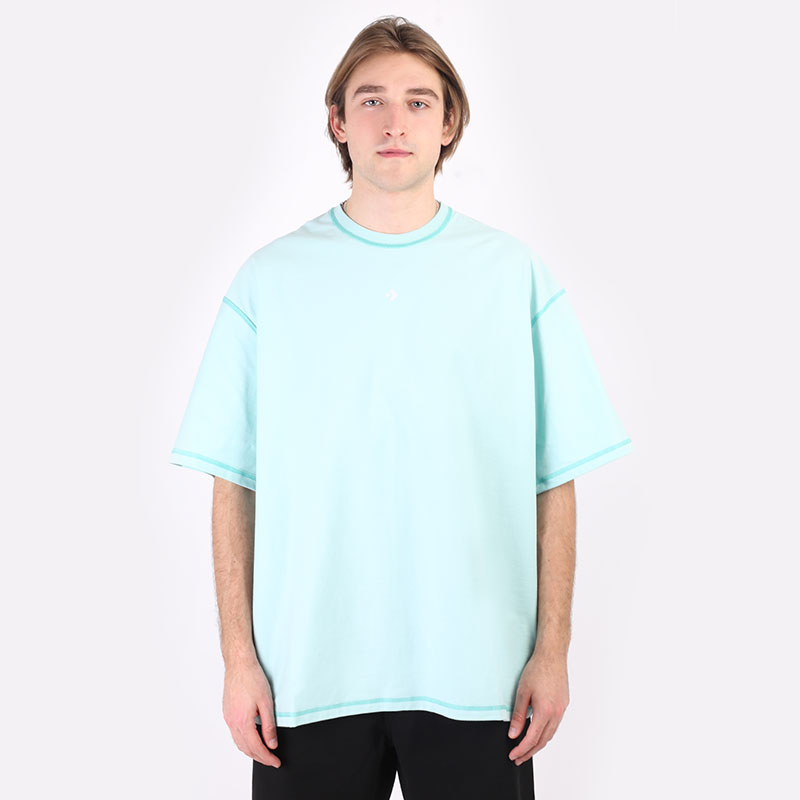 мужская голубая футболка Converse Crossover Tee 10020975337 - цена, описание, фото 1