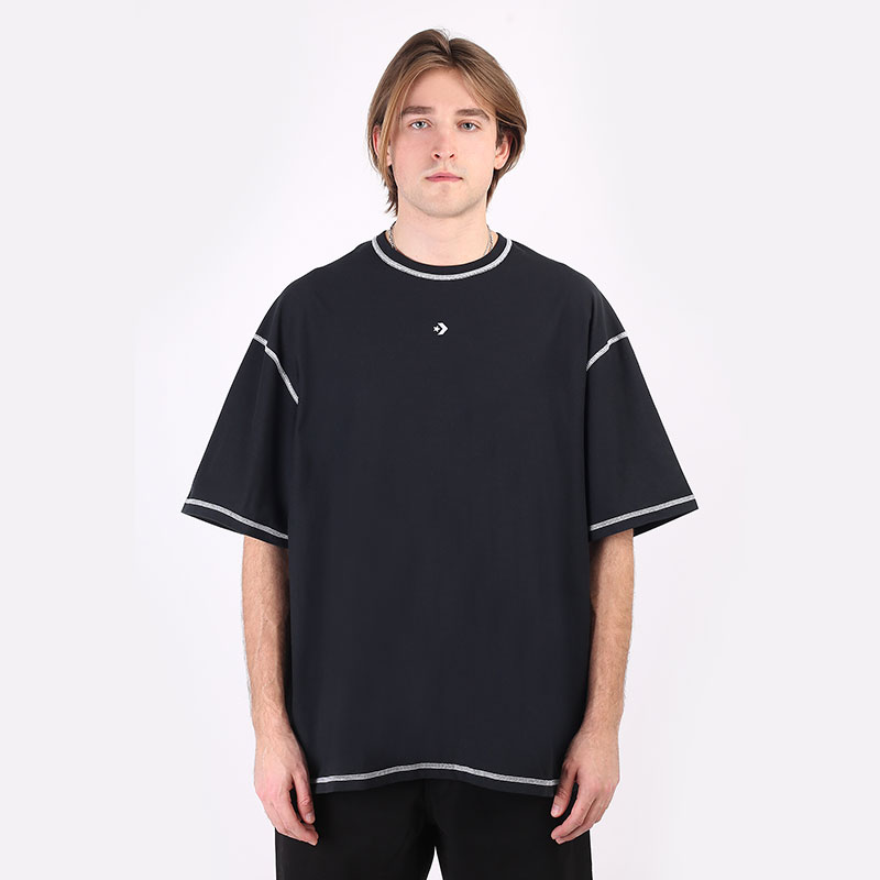 мужская черная футболка Converse Crossover Tee 10020975027 - цена, описание, фото 1