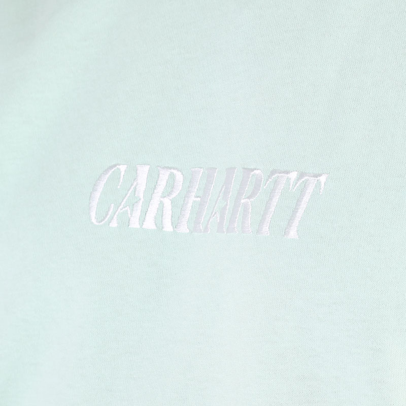 мужская голубая футболка Carhartt WIP S/S Multi Star Script T-Shirt I030198-white - цена, описание, фото 2