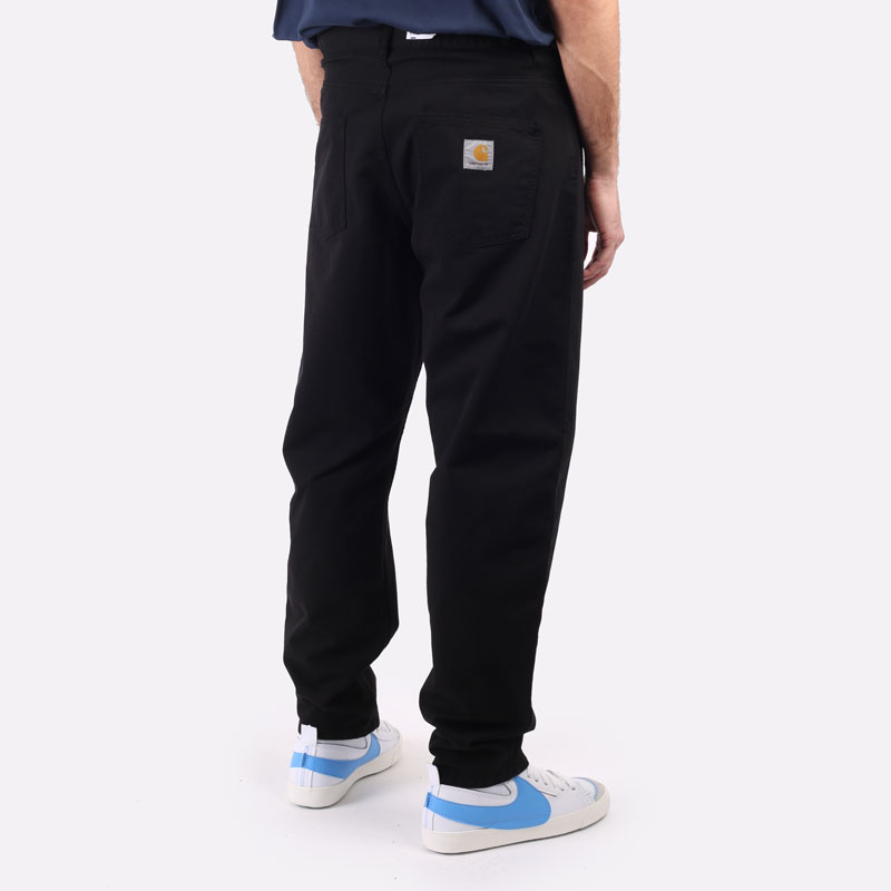 мужские черные брюки Carhartt WIP Newel Pant I026514-black - цена, описание, фото 3
