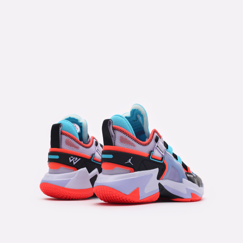 женские разноцветные баскетбольные кроссовки Jordan Why Not .5 (GS) DC3643-500 - цена, описание, фото 3