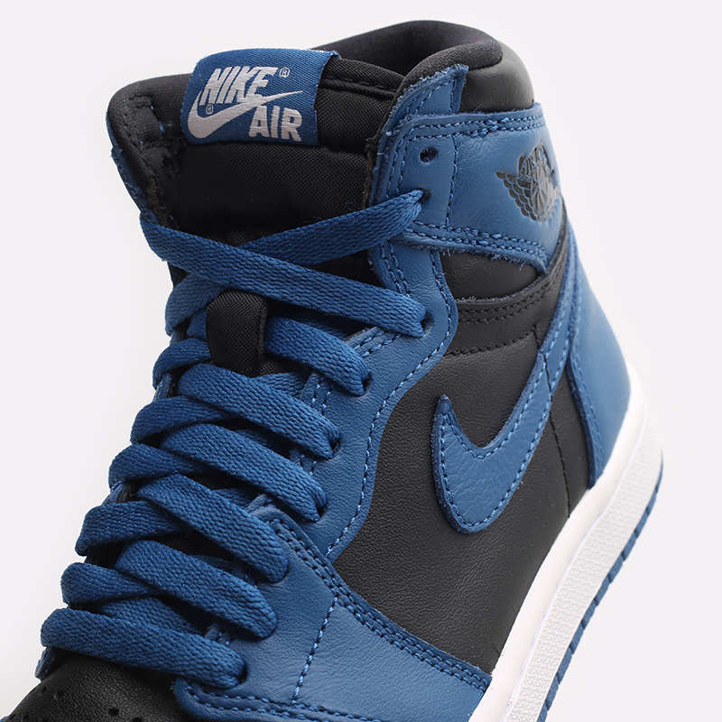 мужские синие кроссовки Jordan 1 High OG 555088-404 - цена, описание, фото 7