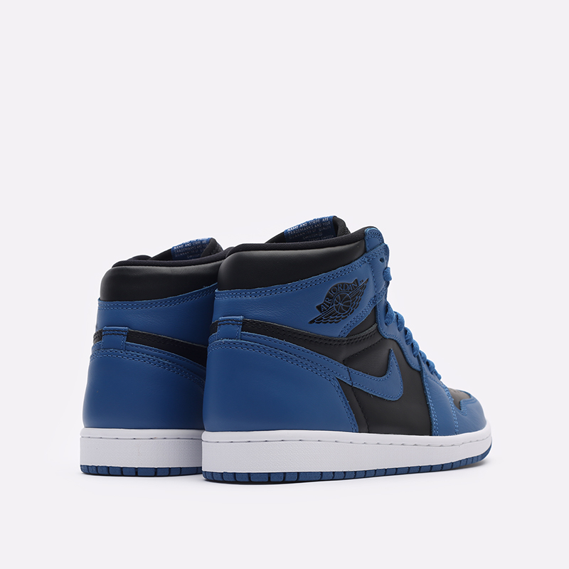 мужские синие кроссовки Jordan 1 High OG 555088-404 - цена, описание, фото 3