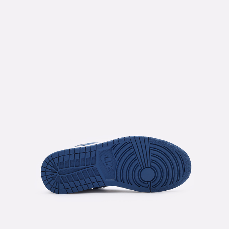 мужские синие кроссовки Jordan 1 High OG 555088-404 - цена, описание, фото 5