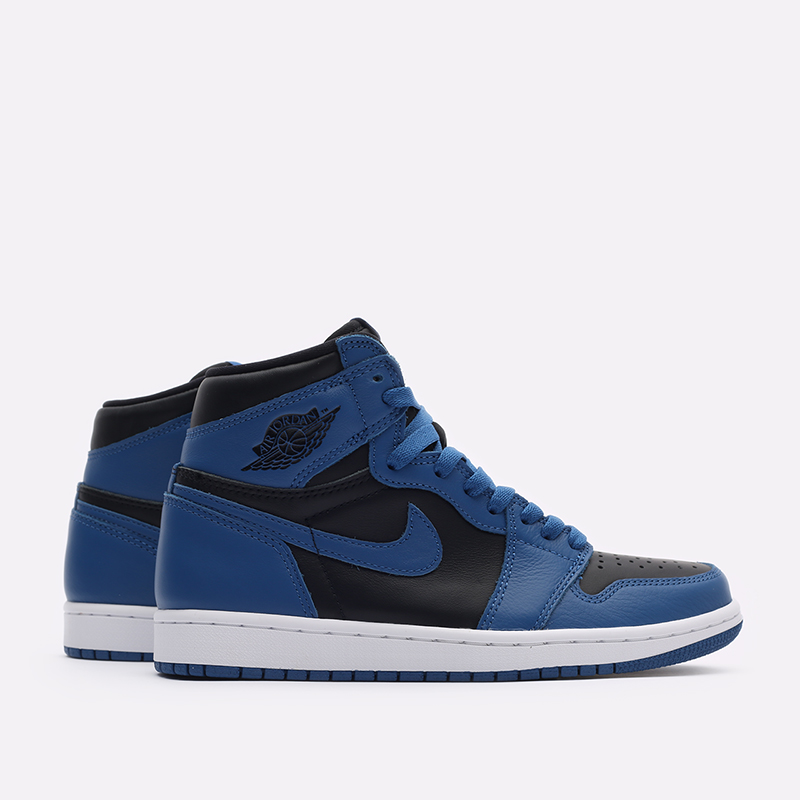мужские синие кроссовки Jordan 1 High OG 555088-404 - цена, описание, фото 1