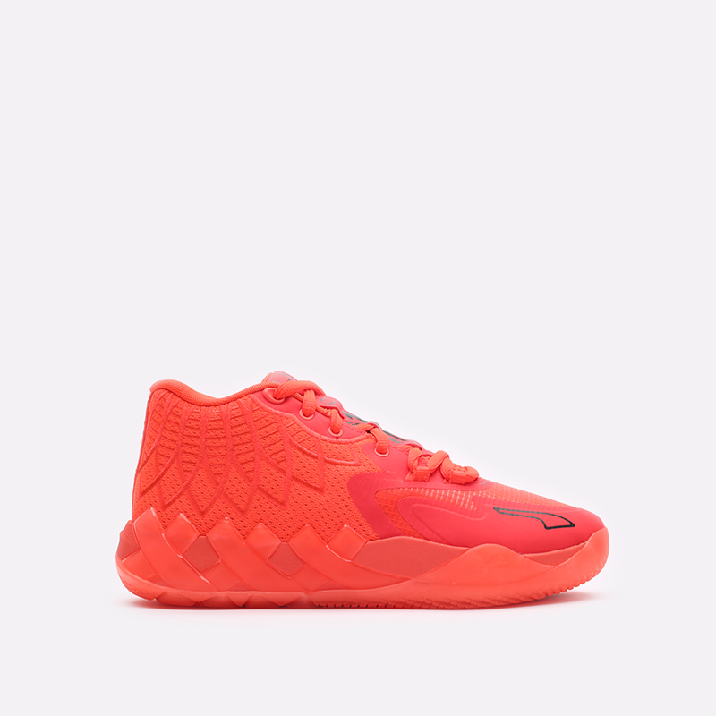 мужские оранжевые баскетбольные кроссовки PUMA MB1 37723702 - цена, описание, фото 1