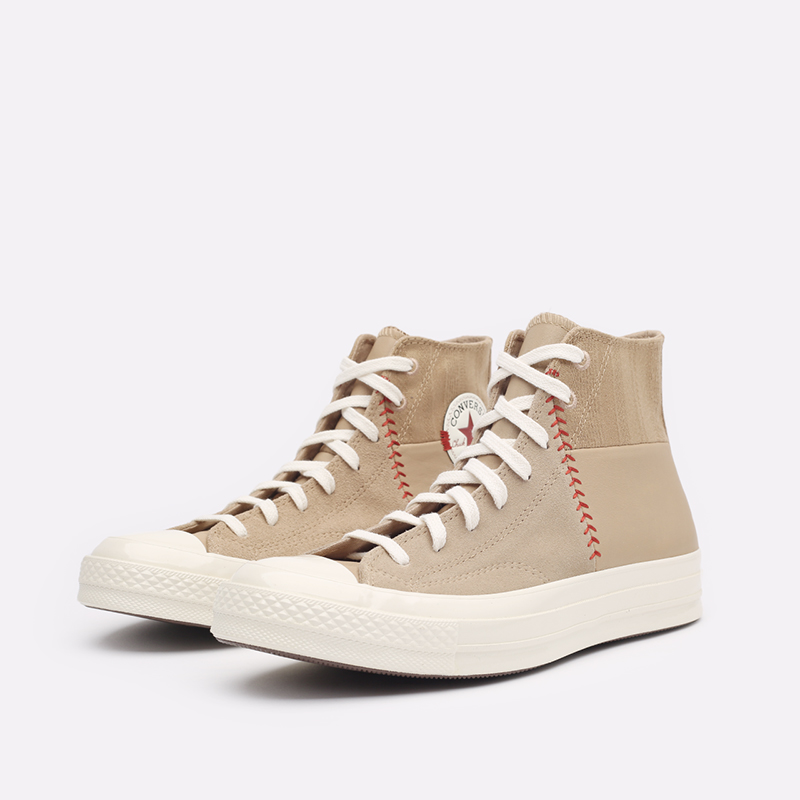 мужские бежевые кеды Converse Chuck 70 Hi 172667 - цена, описание, фото 4