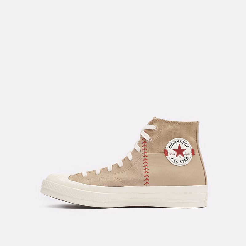 мужские бежевые кеды Converse Chuck 70 Hi 172667 - цена, описание, фото 2