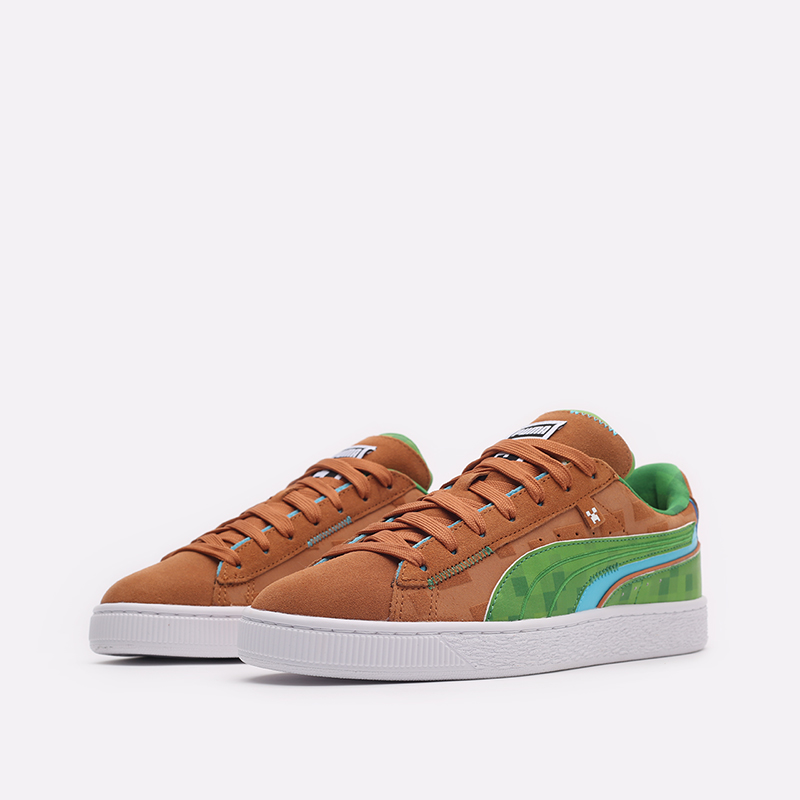 Мужские кроссовки PUMA x Minecraft Suede (38629001)  - цена, описание, фото 4
