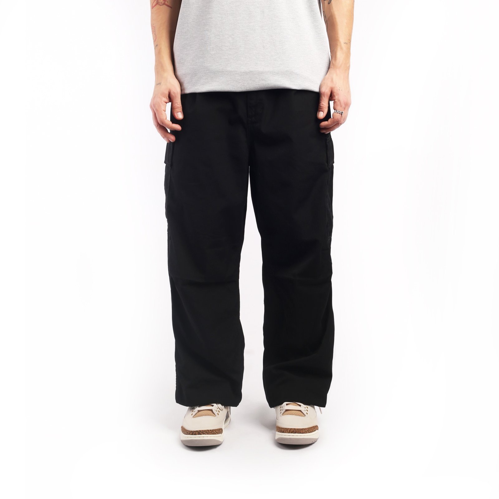 мужские брюки Carhartt WIP Cole Cargo Pant  (I030477-black)  - цена, описание, фото 1