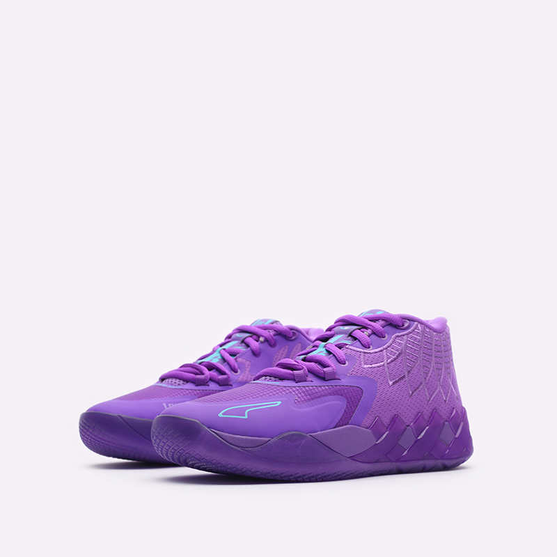 мужские фиолетовые баскетбольные кроссовки PUMA MB1 37723710 - цена, описание, фото 4