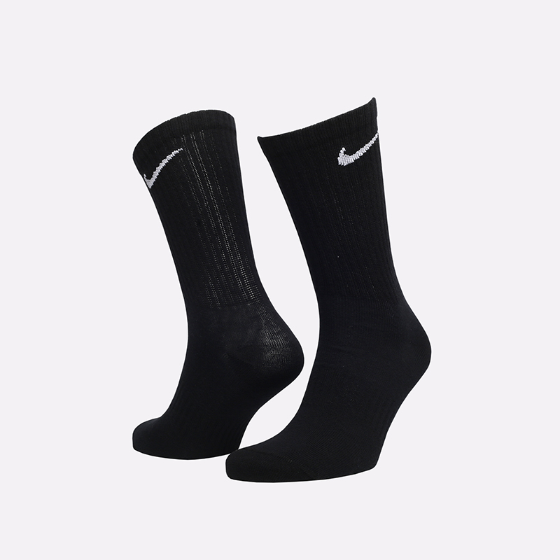 мужские черные носки Nike Everyday Lightweight Crew (3 Pairs) SX7676-010 - цена, описание, фото 2