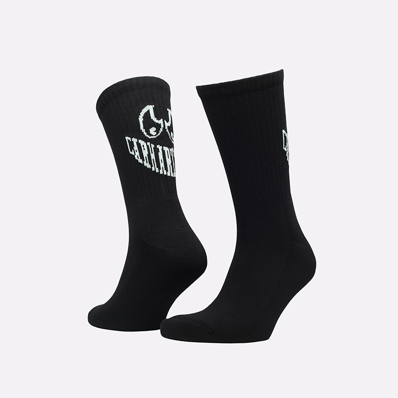 мужские черные носки Carhartt WIP Grin Socks I030067-black - цена, описание, фото 1